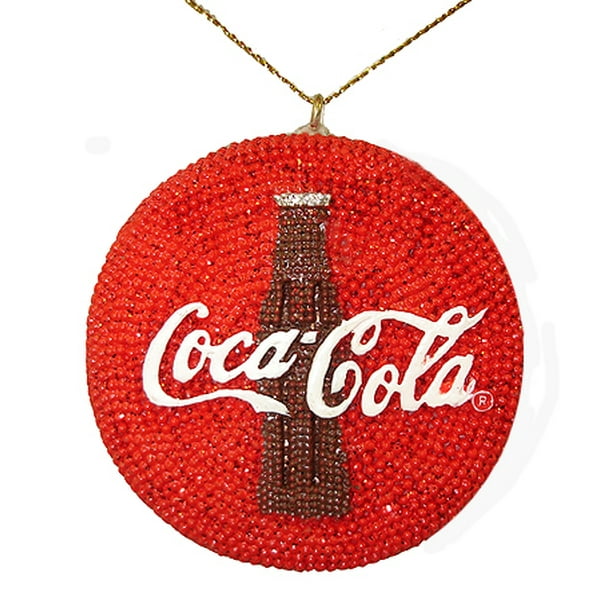 Kurt S Adler Coca-Cola Cubs and Cooler 2 3/4-Inch Resin Hanging Ornament